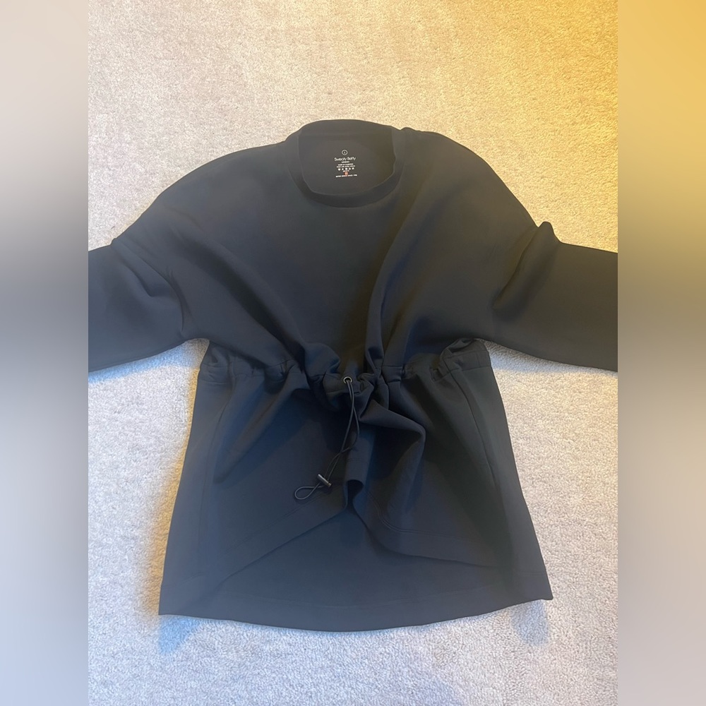 Sweaty Betty Black Women's Scuba Sweatshirt
